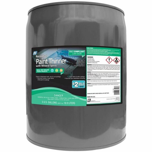 Recordsol PAINT THINNER MINRL 5G 83-528